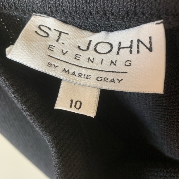 ST JOHN Evening knit maxi skirt - Picture 3 of 5